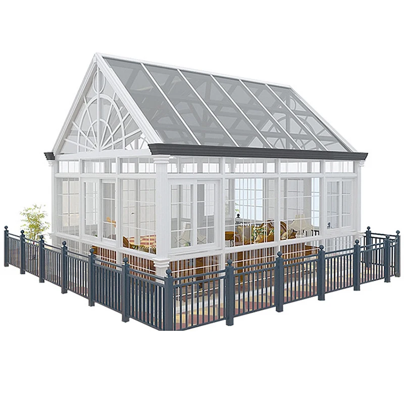 Free Standing Sunroom Outdoor Patio Aluminium Frame Glass House Sunroom Roof Conservatory Sunroom