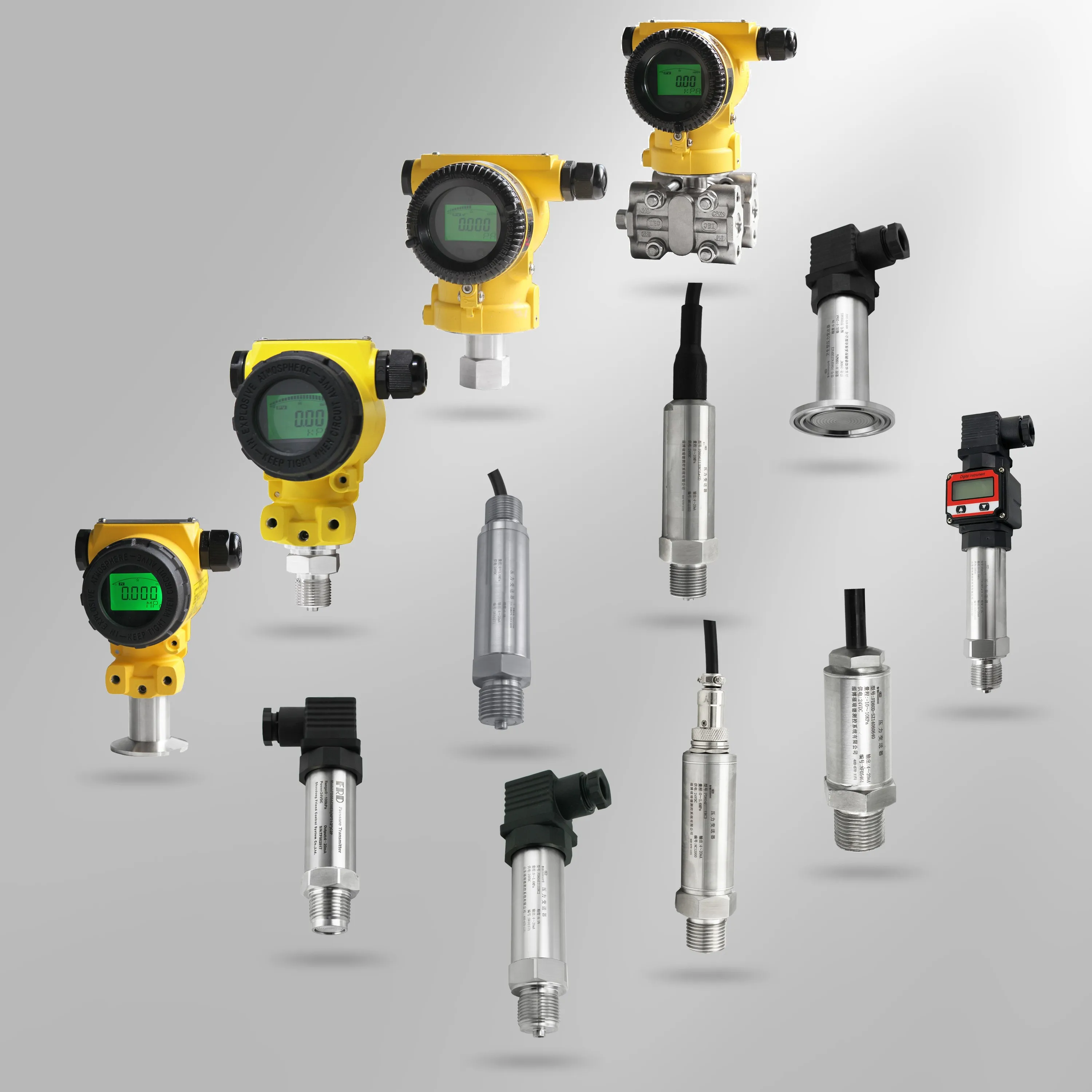 Industrial 4 20ma fuel oil pressure sensor