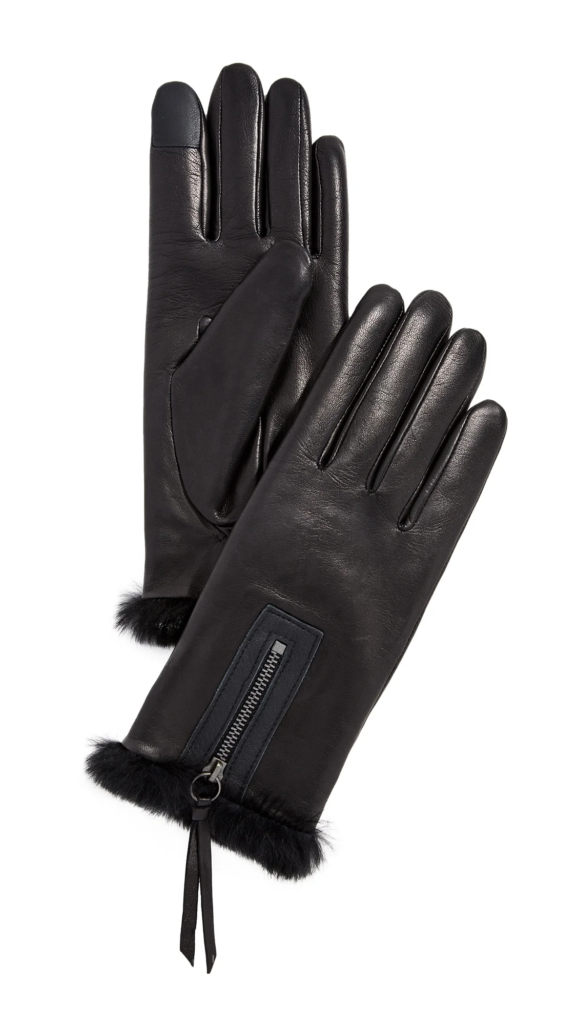 Fashion leather Ladies  Black dressing Custom made Gloves made with Top Quality  Certified Leather (FG-032)