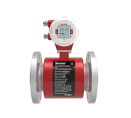 Industrial Grade Products Quality Assurance Overall No Welding Magnetic Flowmeter