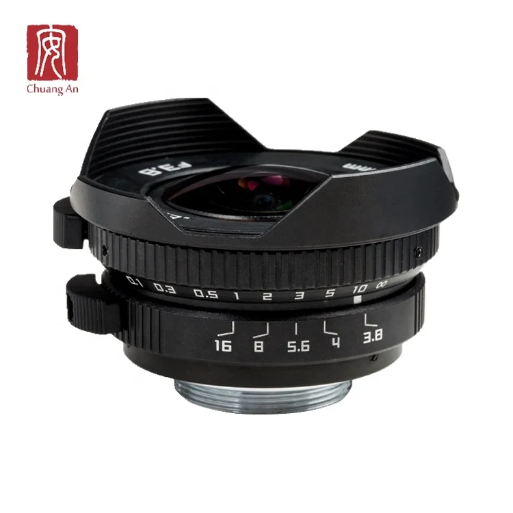 Wholesale camera lenses for M43 four thirds mirrorless cameras 8mm F3.8 fisheye lens