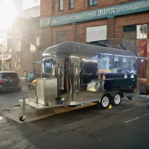 Concession Catering Mobile Bar Bbq Food Trailer Fully Equipped Ice Cream Coffee Fast Food Truck for Sale