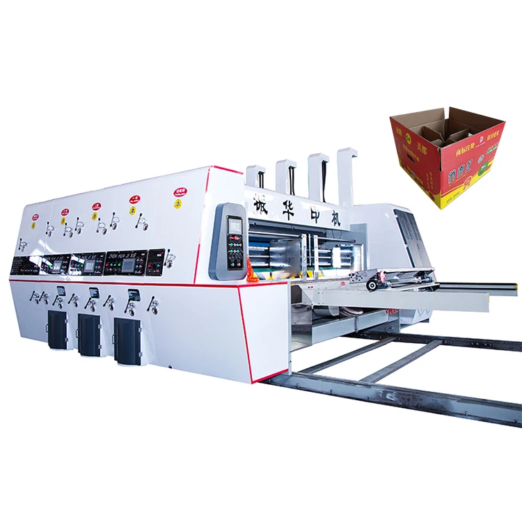 ZHENHUA SYKM Flexo Printer Slotter And Die Cutter Printing Machine For Make Cardboard Box