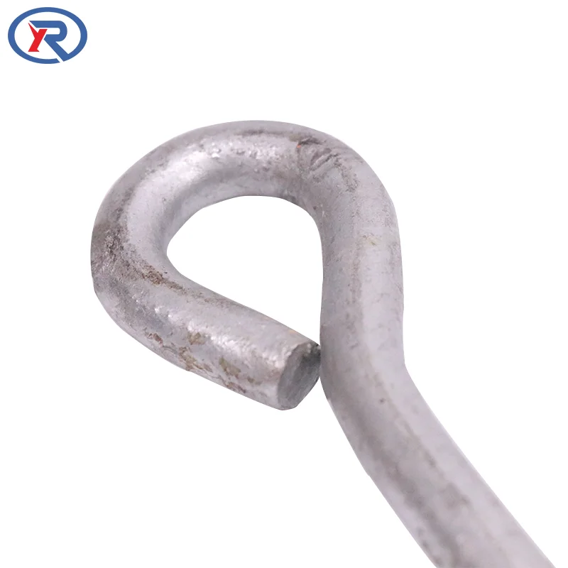 Hot dipped galvanized earth anchors pole post drilling farm ground using/Heavy duty steel metal red painted ground screw anchors