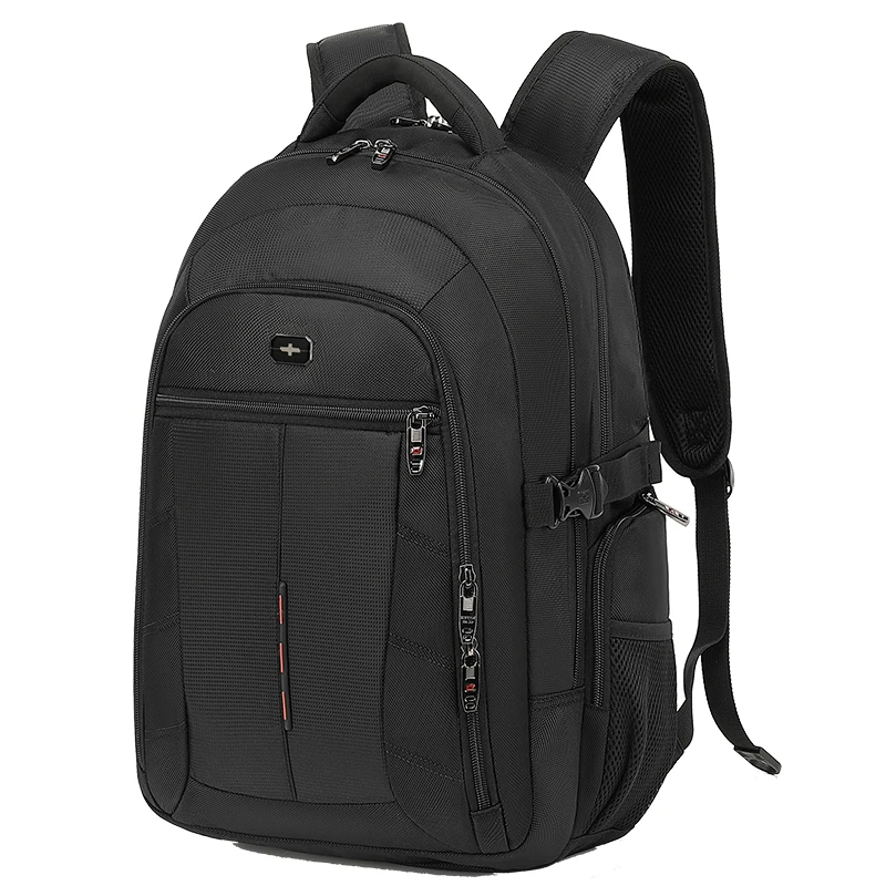 Low MOQ custom logo travel school bags wholesale big capacity smart USB laptop bag