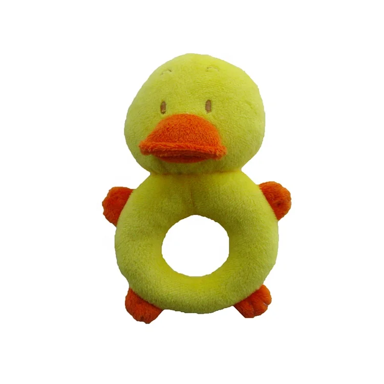 Special New Products Soft Toys Plush Baby Toys Duck Plush Rattle Toy On Sale