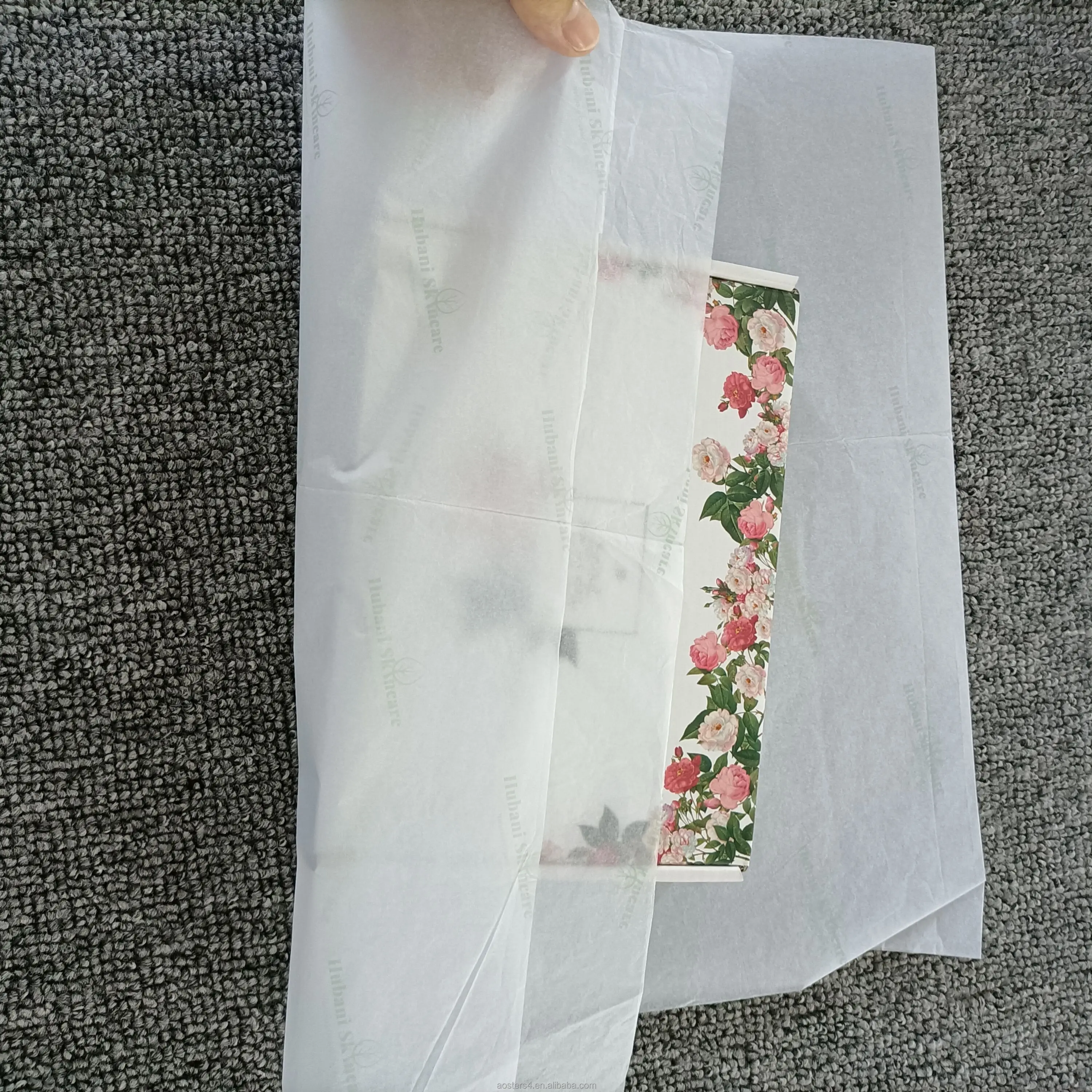 Wrapping paper manufacturer custom logo printing 17g wrapping paper gift wrapping tissue