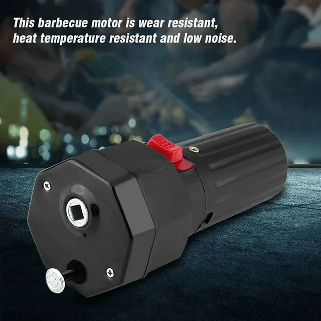Black Barbecue Motor, Plastic BBQ Motor, Grill