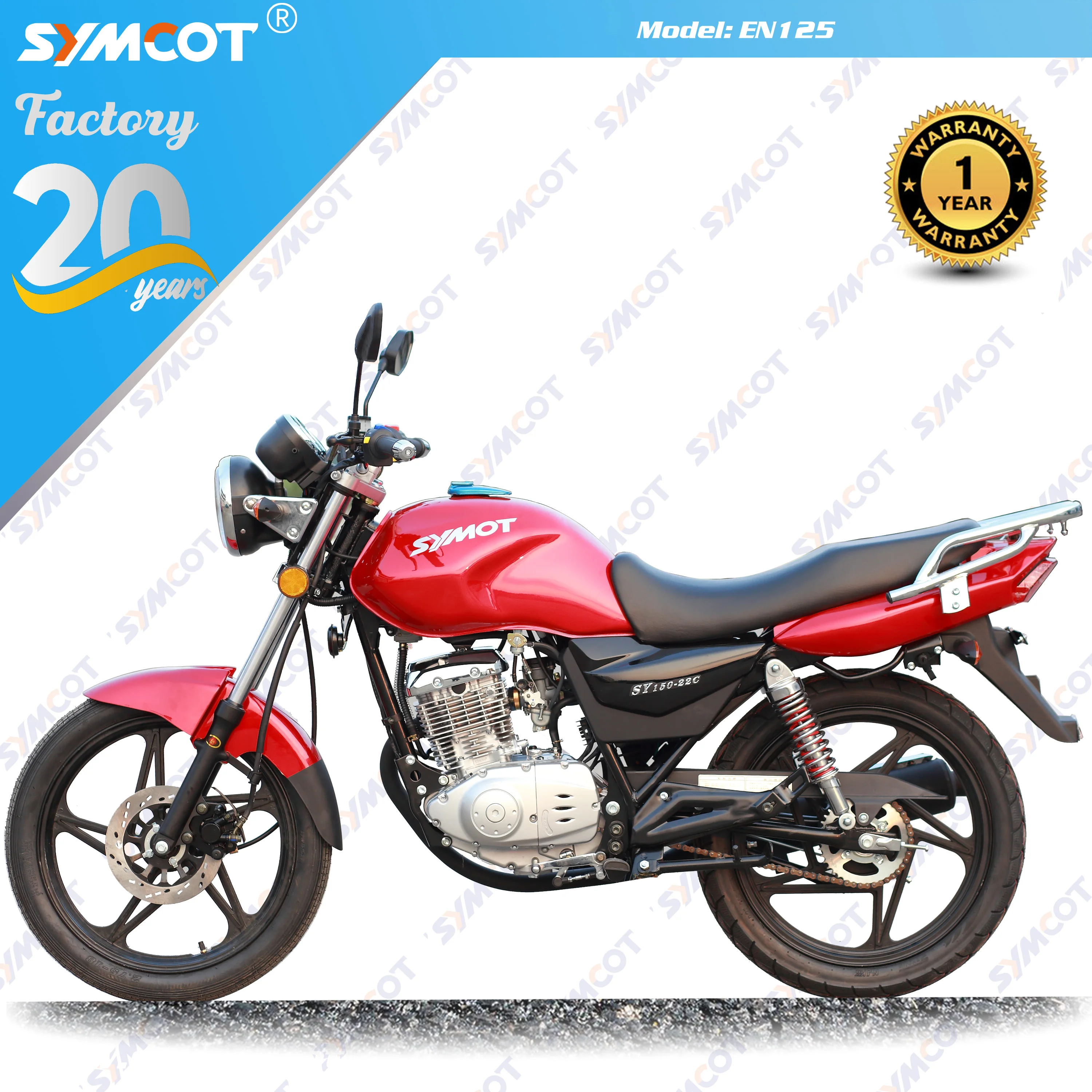 Classic street motorcycle EN125 with ghsuzukiline original engine with timing chain