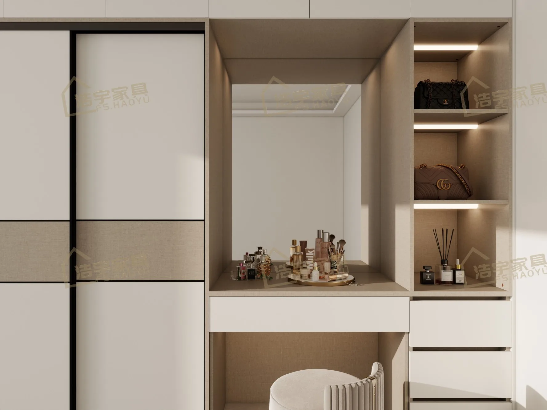 steel wardrobe Classic Luxury Shaker Doors Design Walk-in Closet White Paint Finish Solid Wood Walk In Wardrobe Storage Cabinet