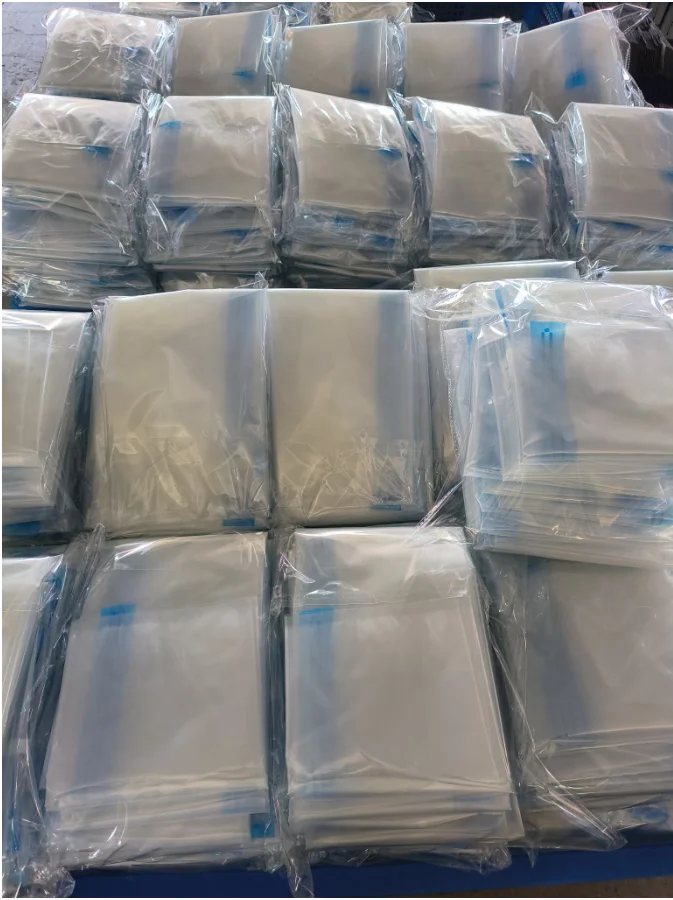 Clothing Vacuum Bag Storage Bag With Valve Transparent Border Folding Compression Finisher Travel Space Saving Sealing Pack