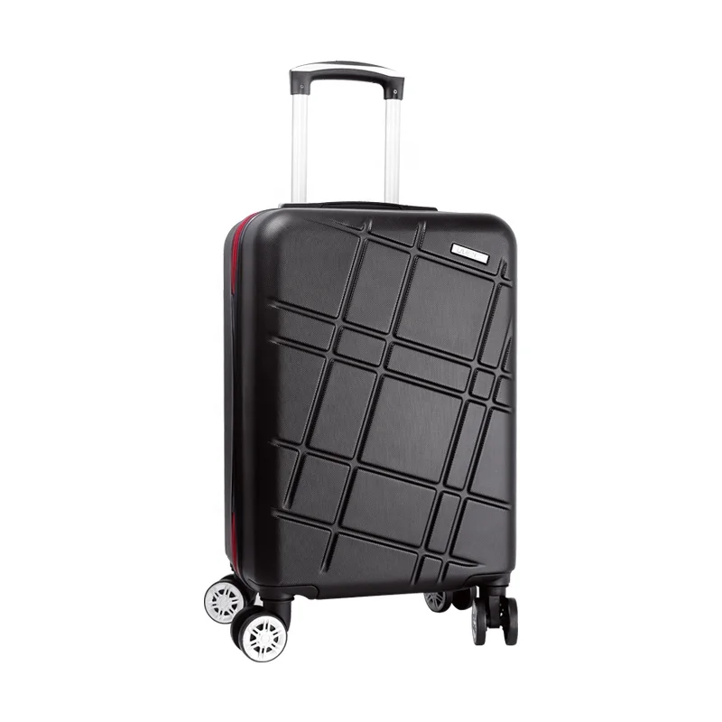
Custom metal logo printing design travel luggage suitcase hard case luggage carry on luggage trolley bag 