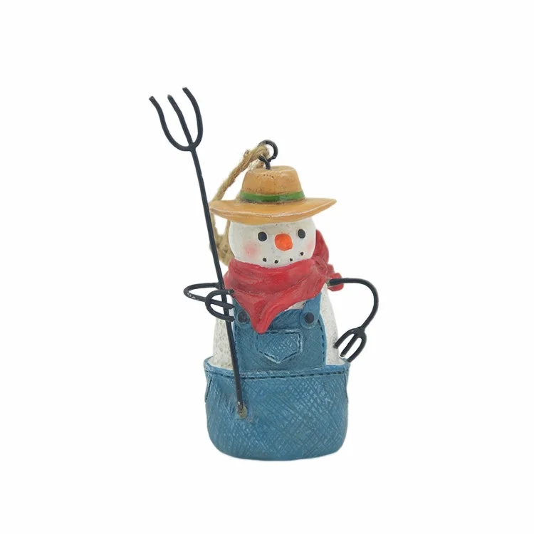 Custom 2022 Mini Personalize Retro Home Art Nordic Christmas Tree House Cartoon Handicraft Resin Ornament