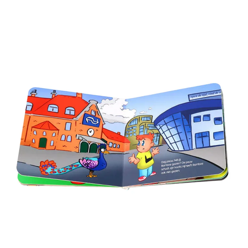 Custom Children Books printing service 3d Pop up kids Lift The Flap Books Hardcover Board Book