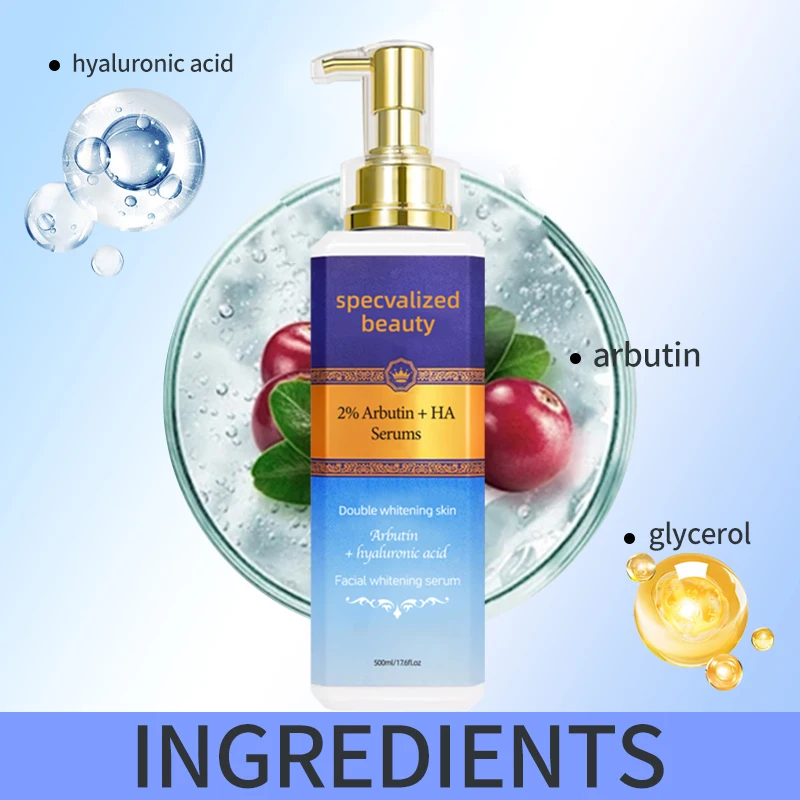 Anti-aging and whitening serum Own brand Alpha Arbutin 2% + HA Serum