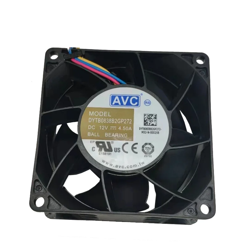 80x80x38mm DC Axial cooling fan 6CM 3INCH DYTB0838B2GP272 12V 4.5A Violence fan