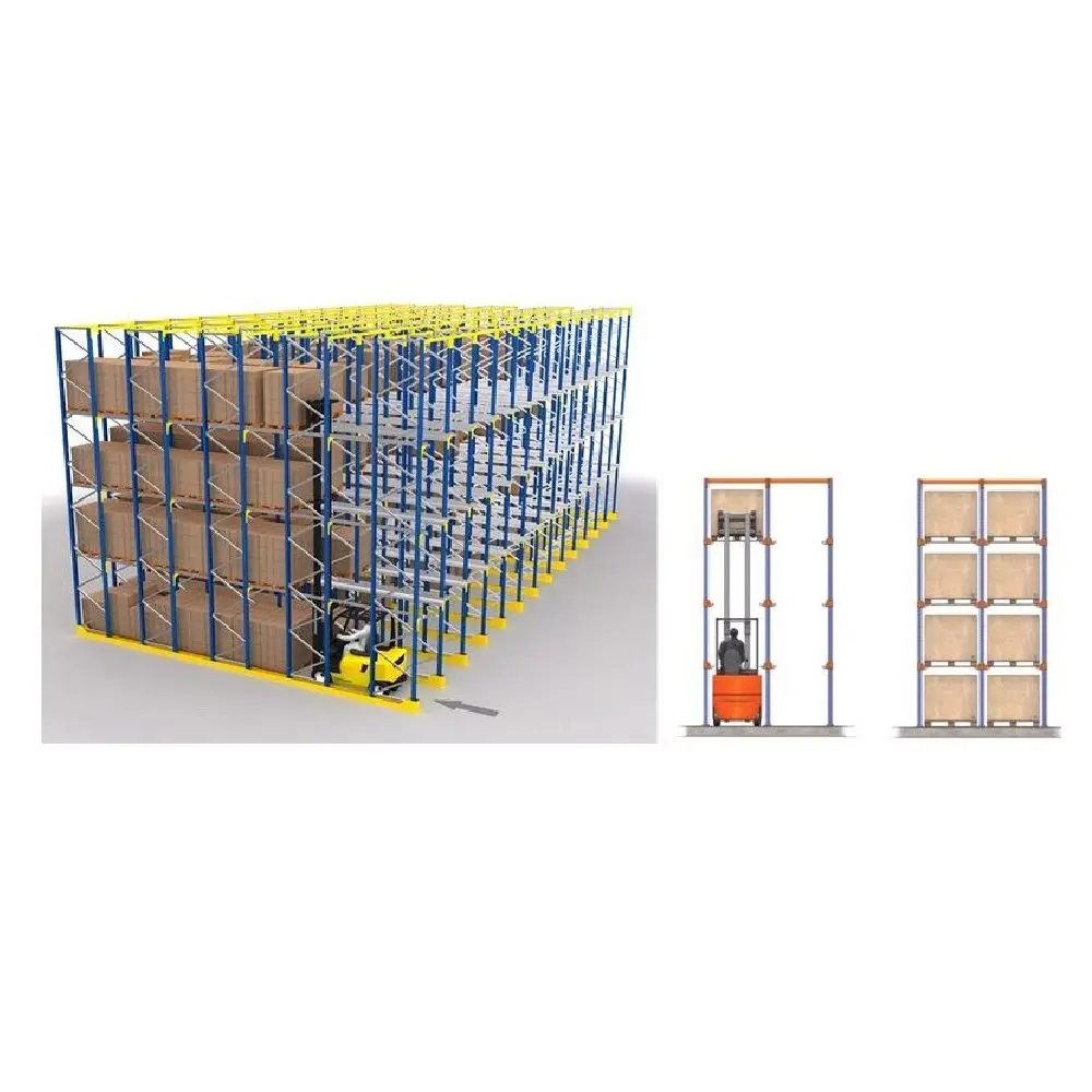 Высокоэффективные складские автоматические радиоуправляемые автомобильные стеллажи подвижные поддоны автоматическая система