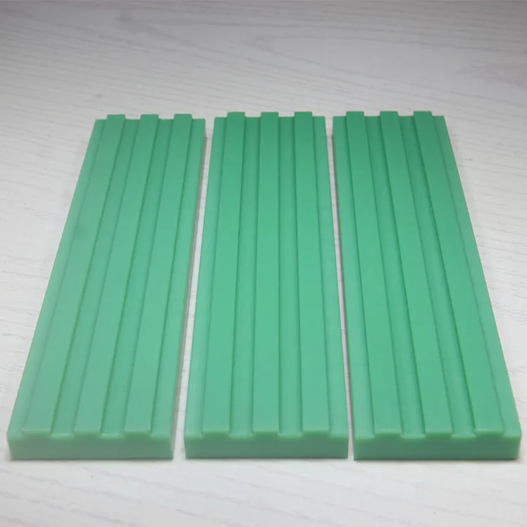 Plastic manufacturers process custom wear-resistant UHMW-PE self-lubricating nylon chain guide rail