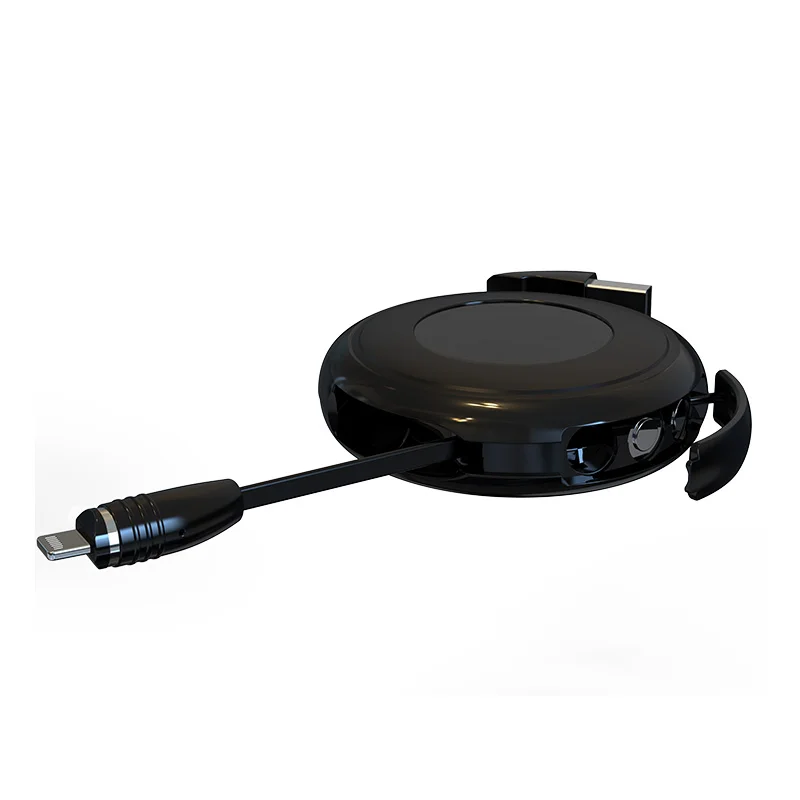 High Quality Retractable cable in Metal Case Portable 3 in 1 Magnetic Charging Cable for Micro USB Type C Charger Wire