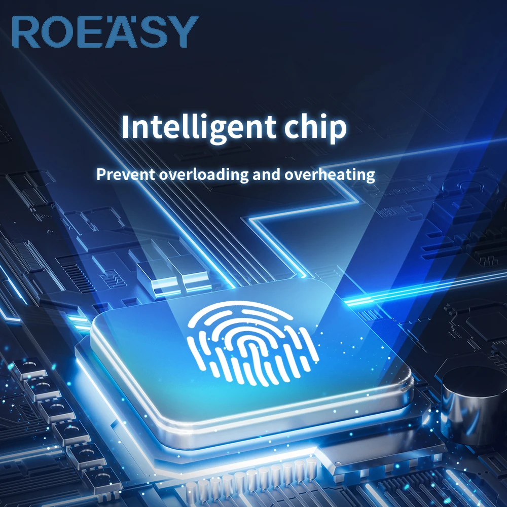 ROEASY waterproof pad locks fingerprint smart safety security electronic bigital padlocks