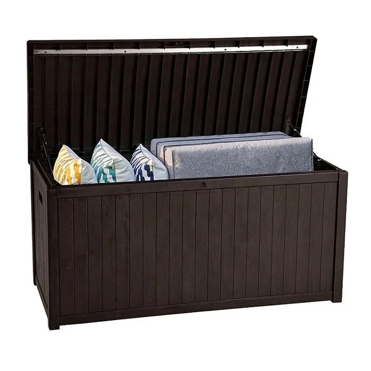 430L 113 Us gal Garden Outdoor Plastic Storage Box Boxes Bins