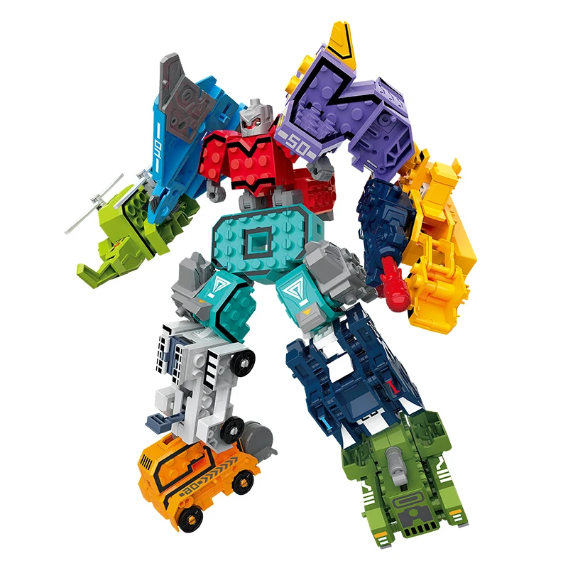 Factory Directly Wholesale Kid Robot Toys Educational Digital Deformation Robot Toy