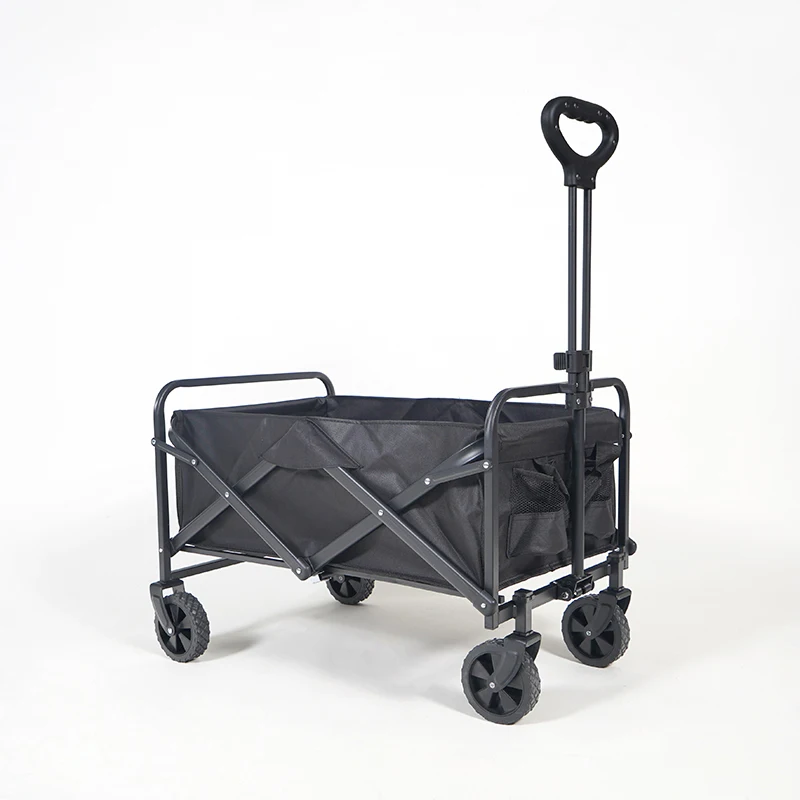 2024 New outdoor camping facilities outdoor folding wagon carts and garden folding trolley, Collapsible Foldable Extended Wagon