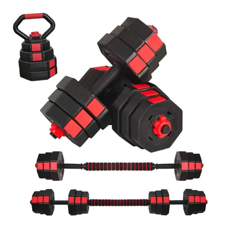 Factory Direct Sale Dumbbell Set Weight Lifting Free Weights Adjustable Dumbbell Set Cement Octagonal Dumbbell