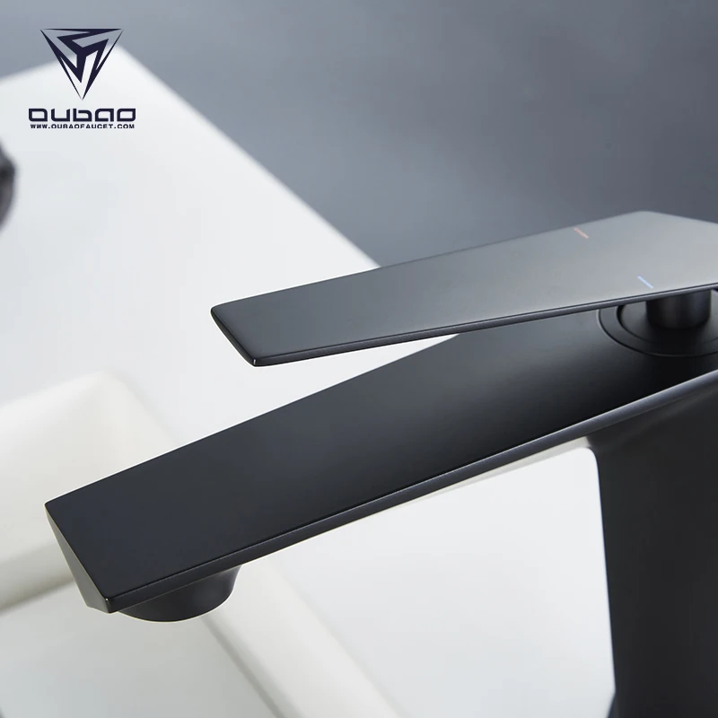 Faucet Manufacturer Black Bathroom Sink Faucet Washing Water Tap For Hotel Apartment