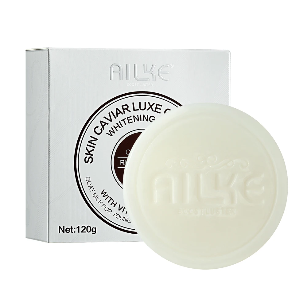  Ailke Boost блеск уход за кожей Luxe отбеливание козье молоко мыло с витамином C