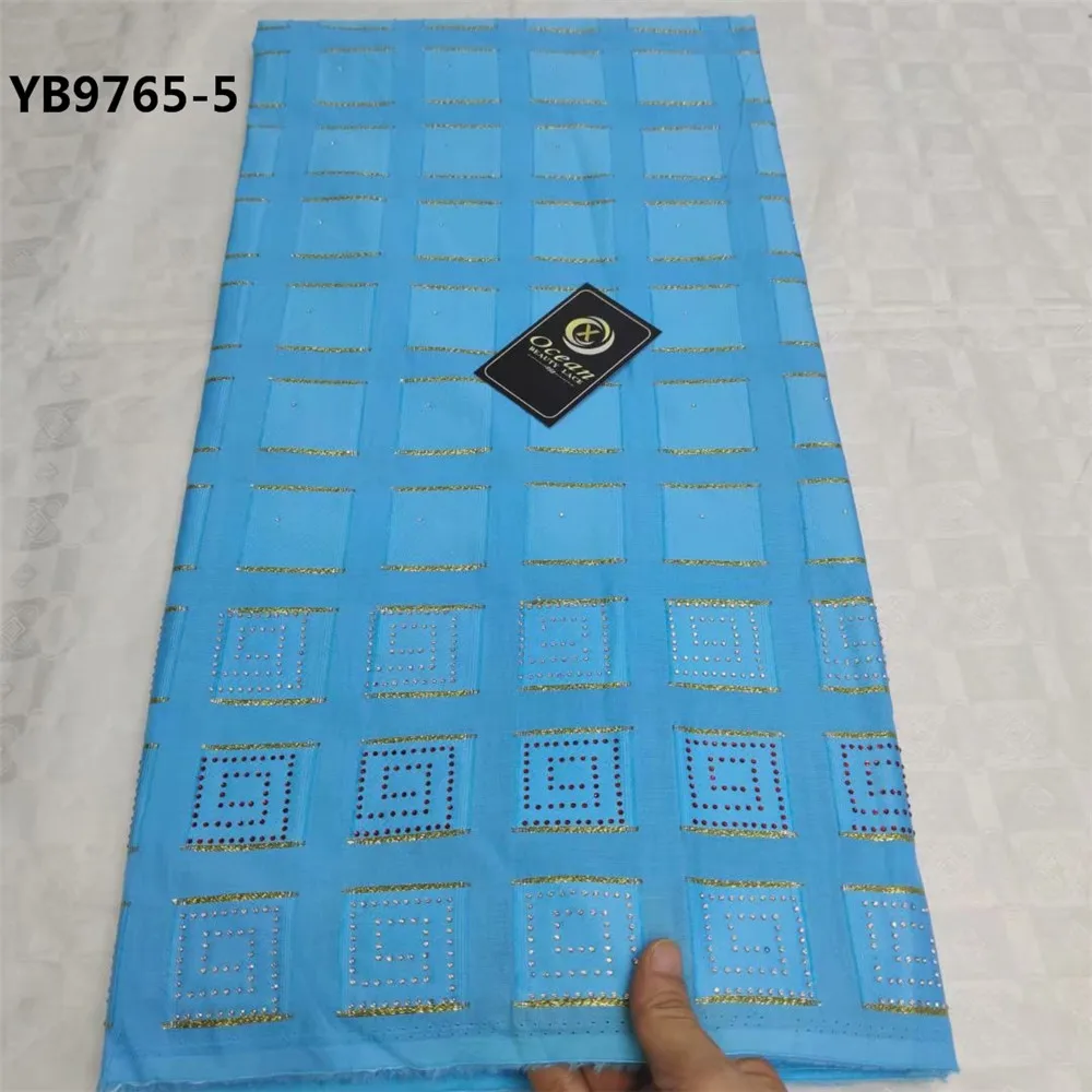 September promotion Deep green 3D african swiss voile lace voile suisse dentelle africain fabric