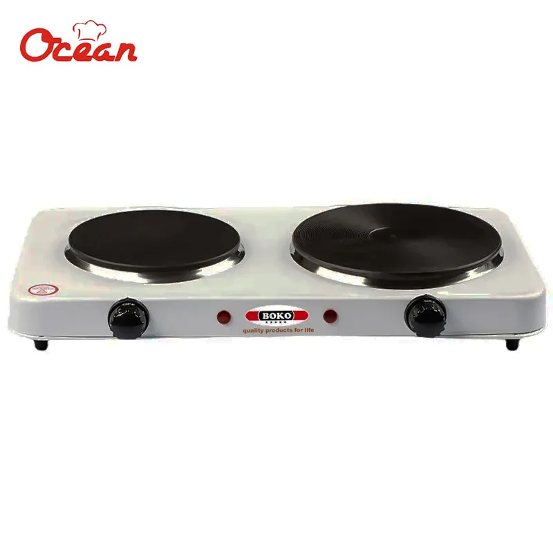 FACTORY PRICE HOUSEHOLD ELECTRIC STOVE DOUBLE BURNER 1000+1500W SOILD HOT PLATE