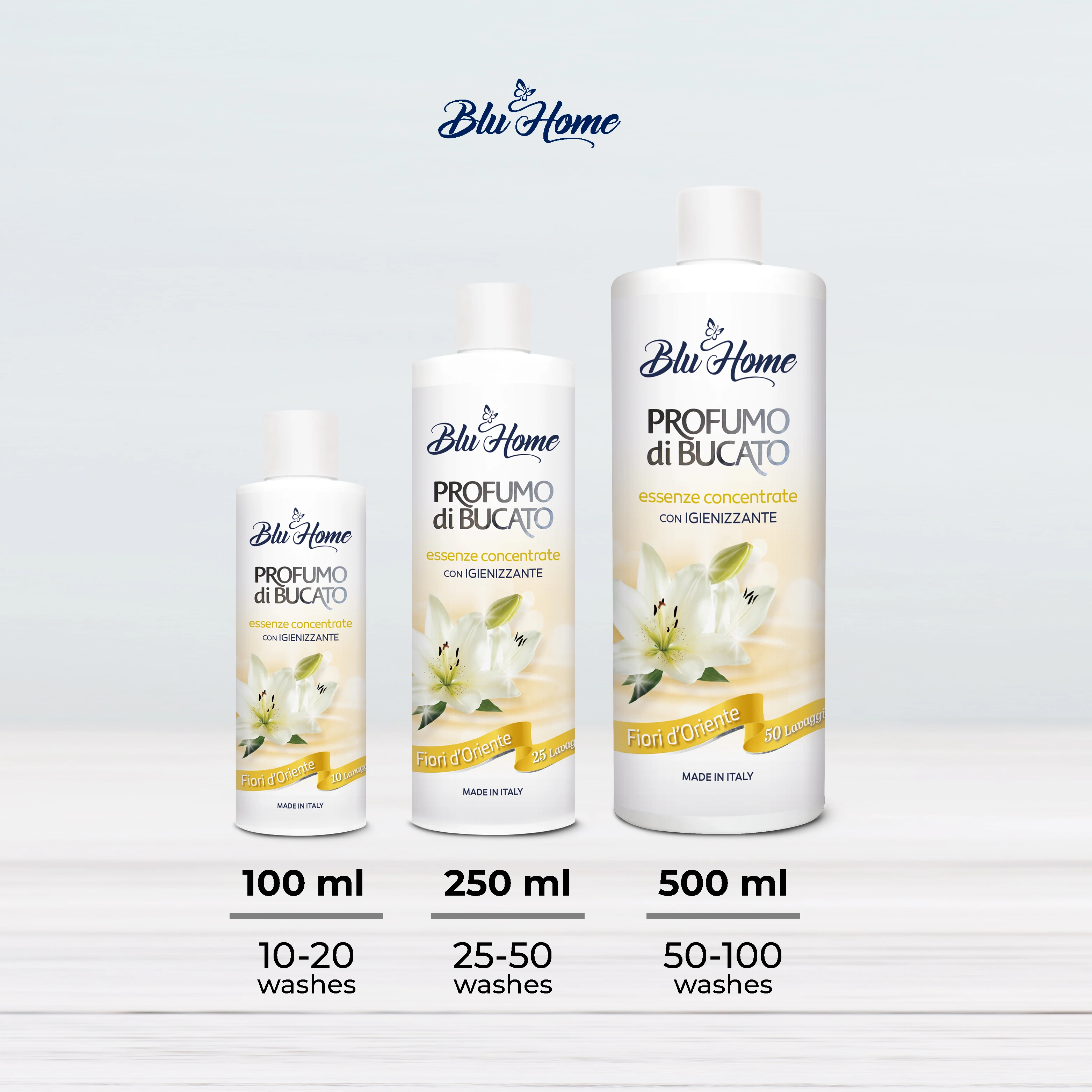 Blu Home 500 Ml Oriental Aromatic And Spicy Scent Concentrated Essence Laundry Detergent Liquid Fabric Softener