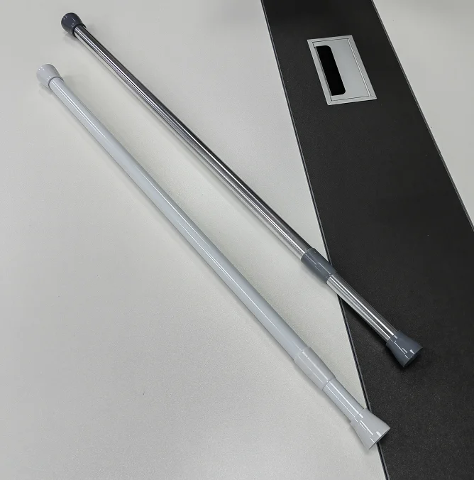 Custom Size/Color Extendable Shower Rod For Bathroom Shower Tension Pole Extensible Bath Curtain Rod