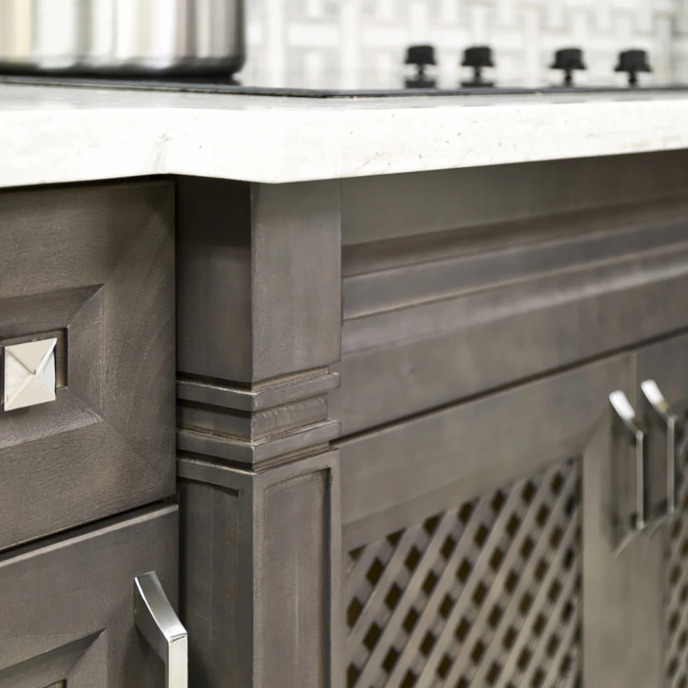 Factory Direct American Classic Style Cafe Color Kitchen Wood Cabinets Cheap Price Kitchen Cabinets Wood Kitchen Storage