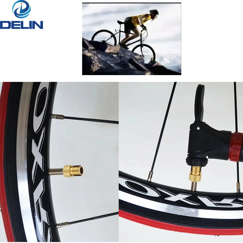 Bike Convert Presta to Schrader Adaptor Brass Presta Valve Adapter