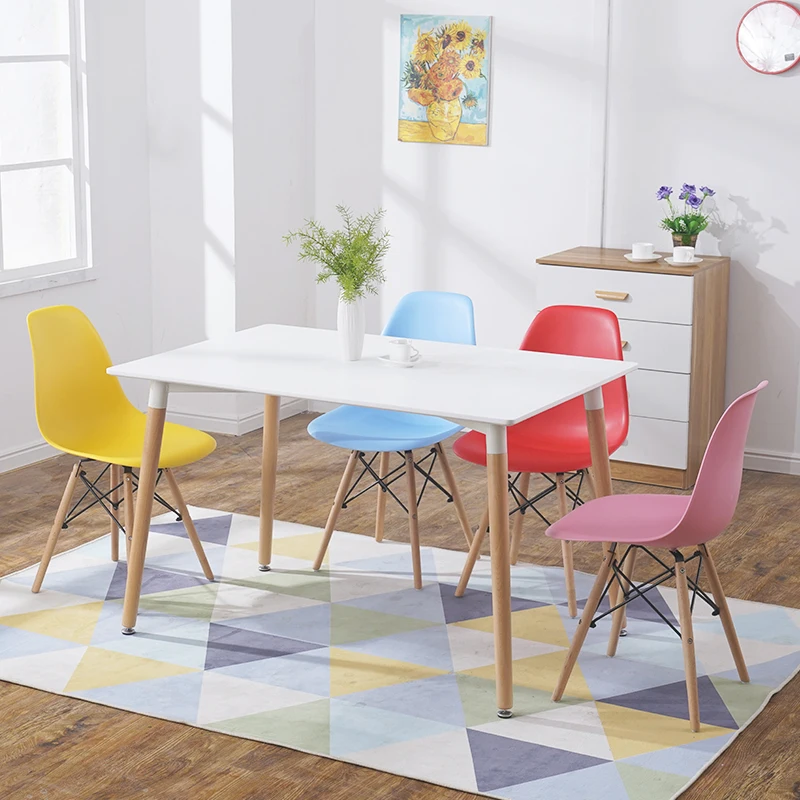 New style wooden dining table fashion study table kitchen table set dining chair for dining room home furniture