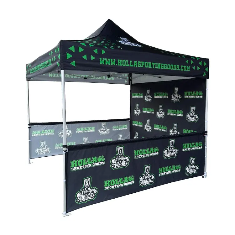 Promotional 10 x 10 Canopy Tent Trade Show Event Folding 3x3 Gazebo Custom Print Pop Up Advertising Outdoor 10x10 Canopy Tent