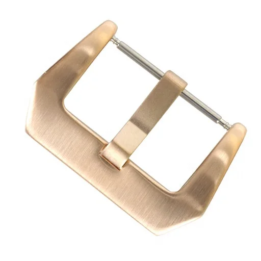 Polished brushed black rose gold 20mm 22mm 24mm stainless steel watch band clasp metal watch strap buckle for Panerai buckle