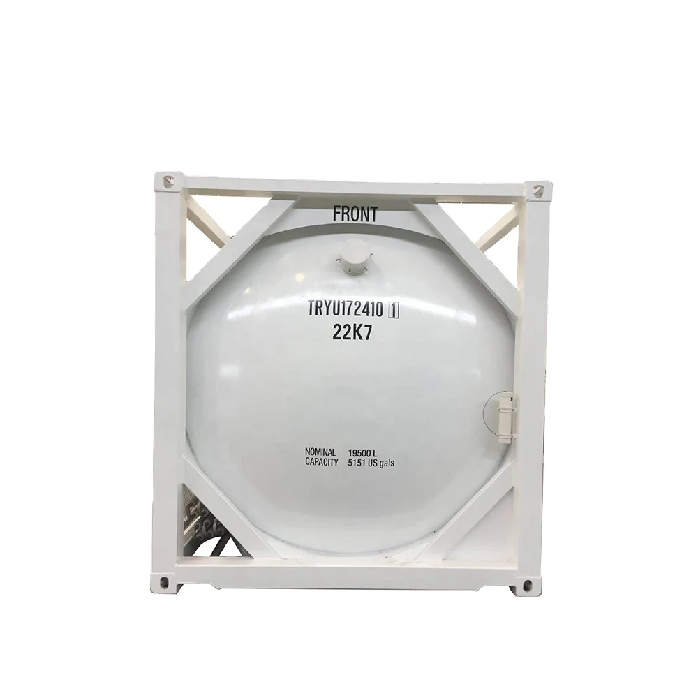 Customized Volume Liquid Oxygen Nitrogen Argon Storage Tank / Cryogenic Liquid Gas Cylinder