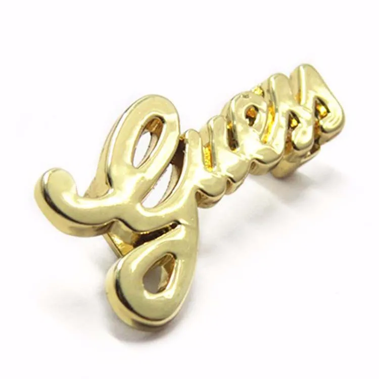 Custom Gold Shoe Labels Lace Tag