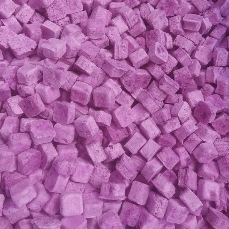 Wholesale Delicious Freeze Dried Yogurt Cubes 5 Fruits Flavored Solid Yogurt Block Chinese Snacks