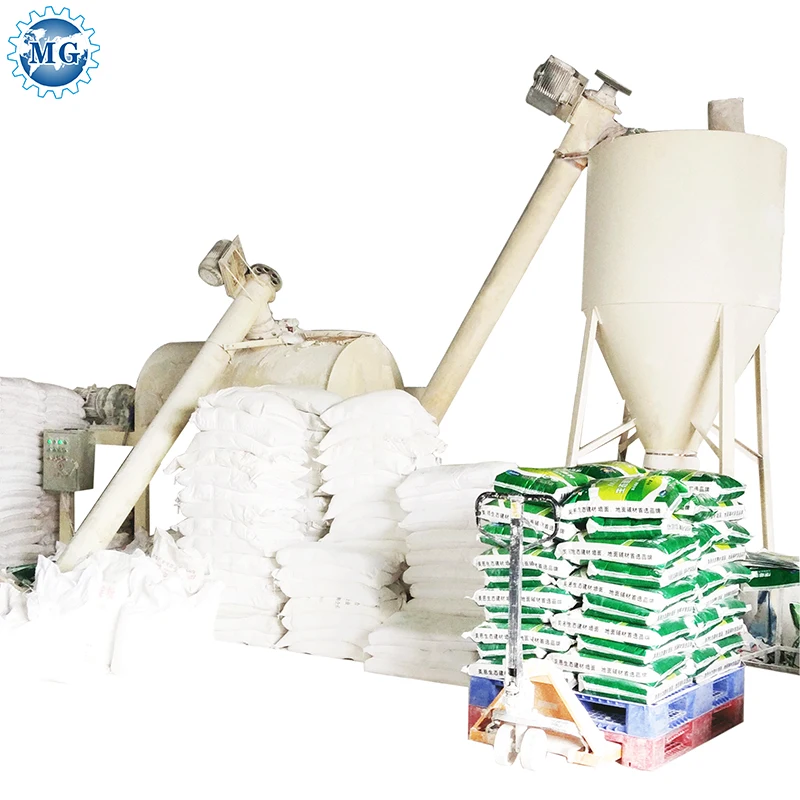 Simple Dry Mortar Production Line 3-4 T/H Tile Adhesive Mix Making Machine