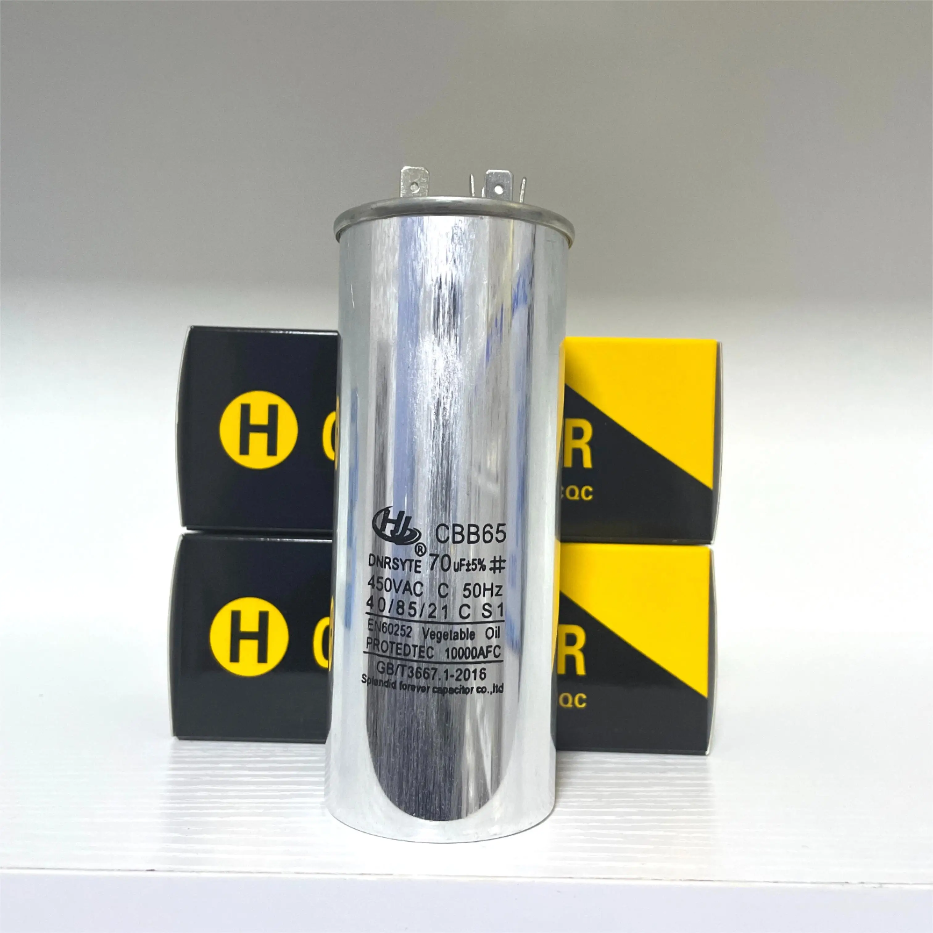 Spot Product 70uf 450V AC 50/60Hz CBB65 capacitor 7.5 hp electric motors vishay mkp audio