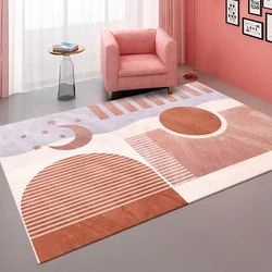 Click Sheepskin Shaggy Area Rug 100 x 150 Luxury Modern Fluffy Wool Purple Rug For Bedroom Living Room Furniture