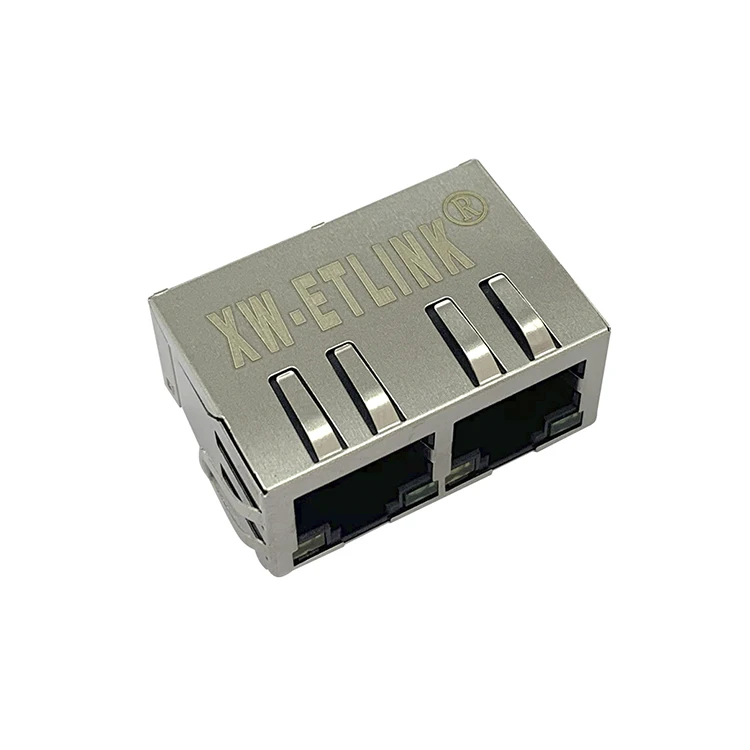 
Shielded Modular Jack 8P8C Ethernet Socket RJ45 Connector With 90 Degree 