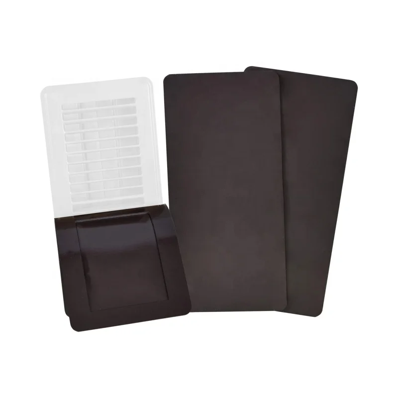 Customized Flexible Brown HOME floor decoration Floor Air Vents and Registers strong magnetic vent covers (3-pack)