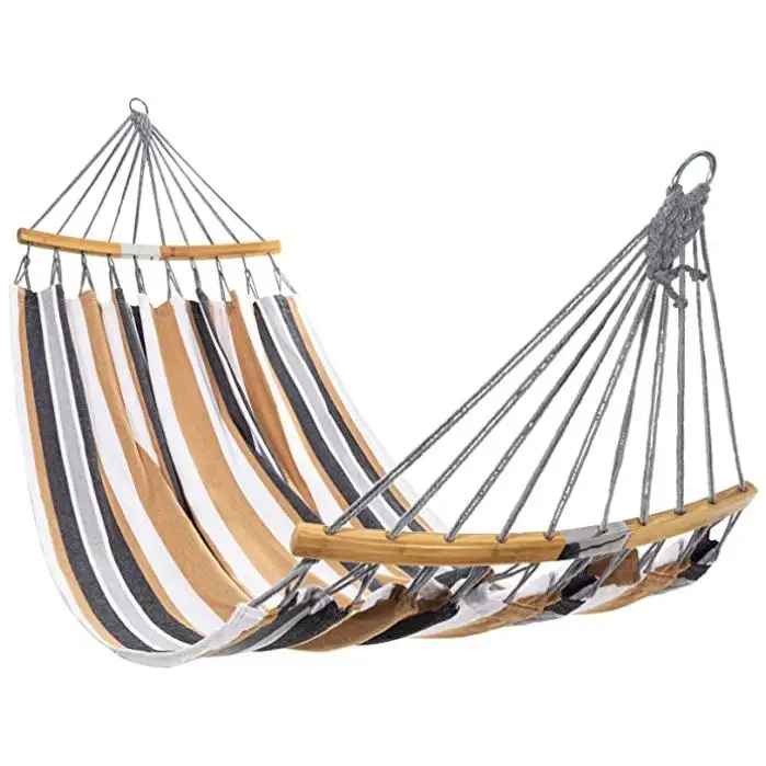 MUMAREN Lightweight Single & Double Camp Hanging Hammock Tree Straps Swing Hammock Bed