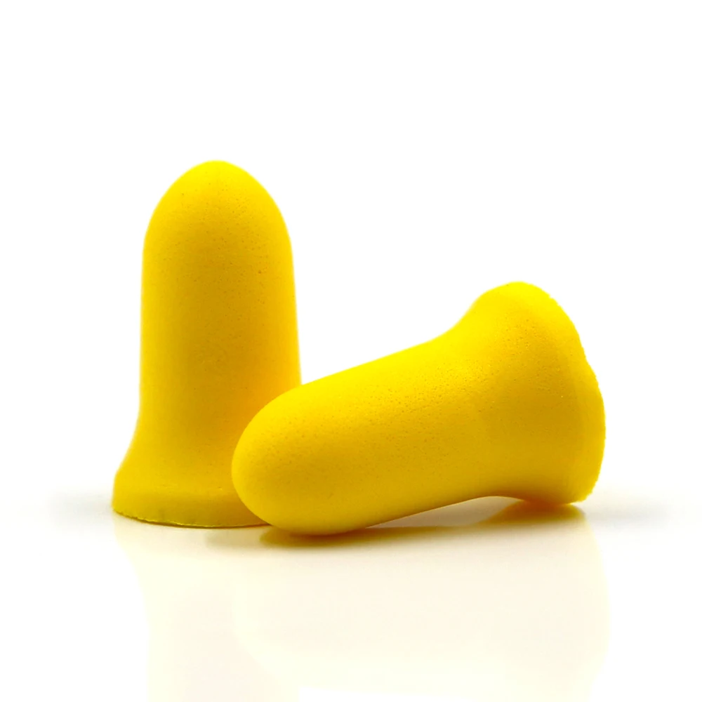 ES3002 Bell Shape PU Foam Earplugs Noise Blocking Ear plugs for Sleeping, Snoring, Travel, Concerts, Loud noise, Work and more