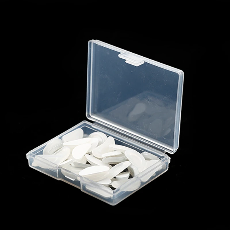 2021 Amazon Glasses Accessories Soft Transparent Non-slip D-shaped Adhesive Silicone Glasses Nose Pads